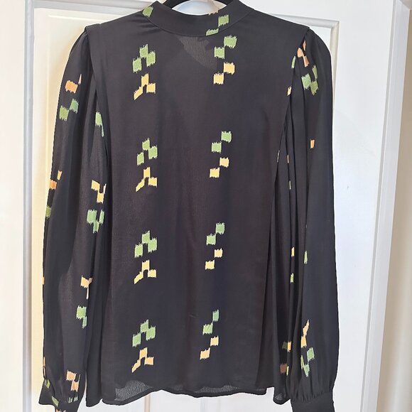 Rachel Pally Rayon Silvia Top in Ikat -Size Small - Picture 2 of 8